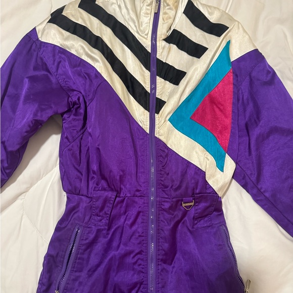 Vintage 80’s ski one piece suit (Size 10) - Picture 2 of 5